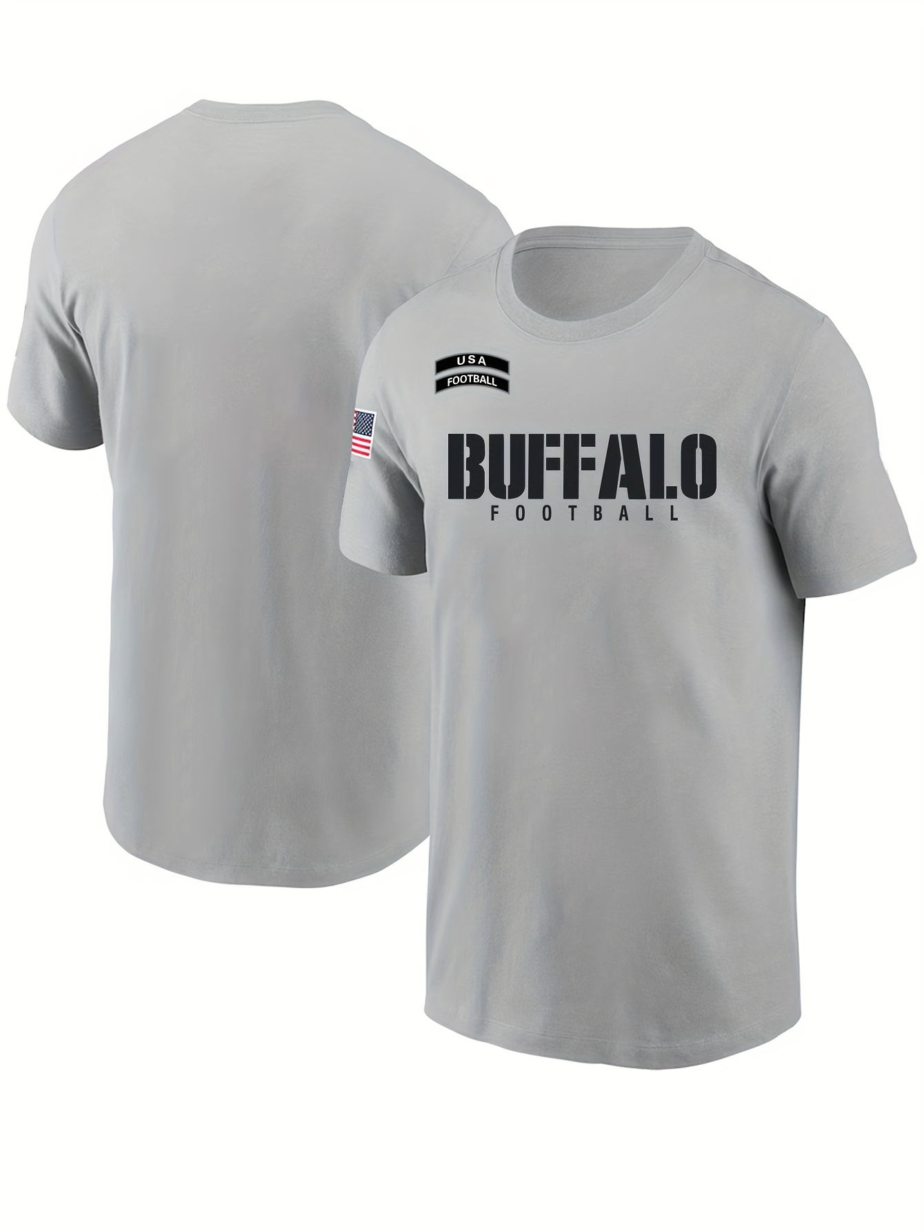 Men 2025 Buffalo Bills grey NFL T Shirt